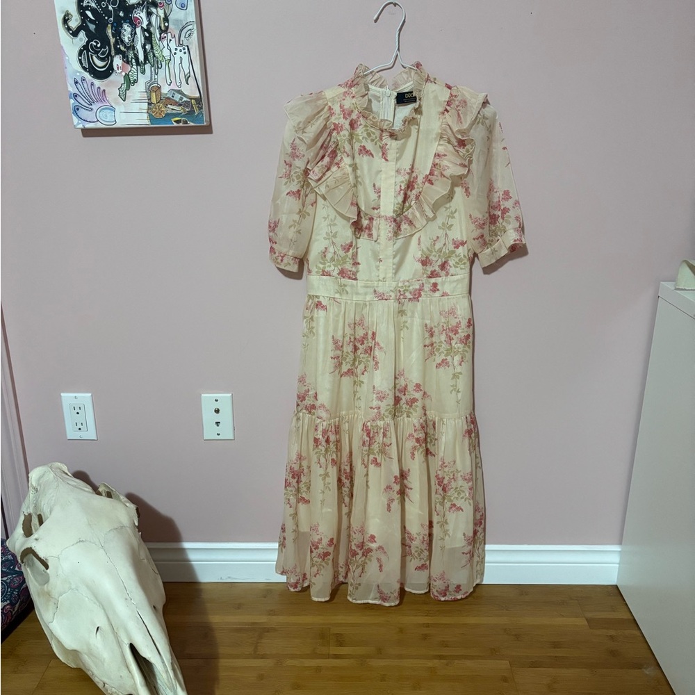 Floral Ruffle Dress - Picture 1 of 6
